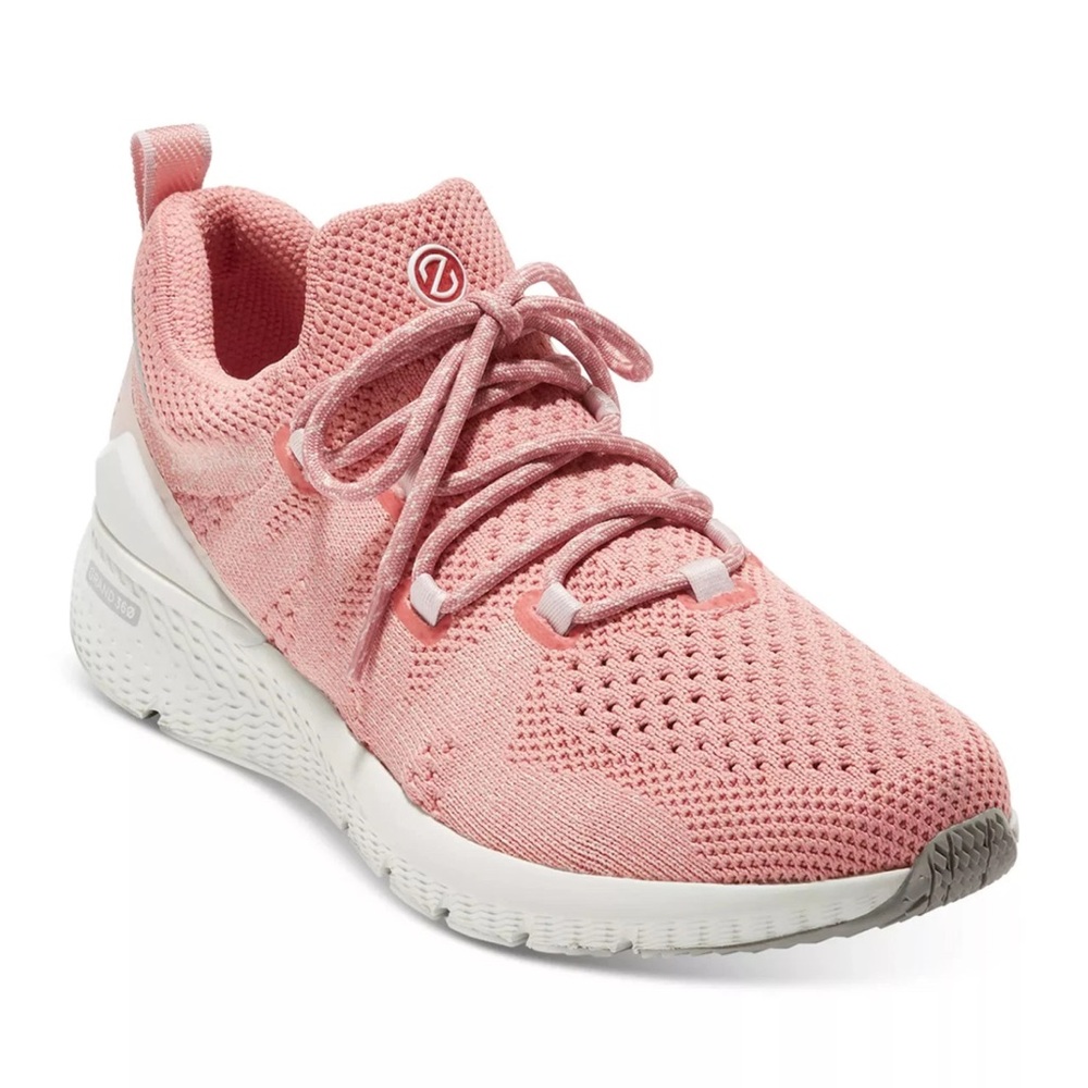 Cole Haan Women's ZERØGRAND Overtake Lite Runner Sneakers Lace-Up Pink 6B